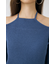 OPEN SHOULDER HALTER ニットトップス