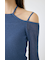 OPEN SHOULDER HALTER ニットトップス