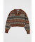 HALF ZIP FAIR ISLE セーター