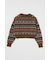 HALF ZIP FAIR ISLE セーター