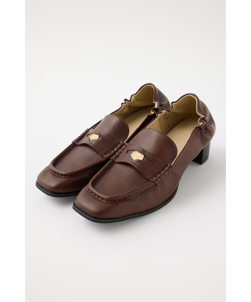 moussy SQUARE TOE ローファーヒール S otonaMUSE掲載】SQUARE TOE LOAFER ヒール｜マウジーの通販｜&mall