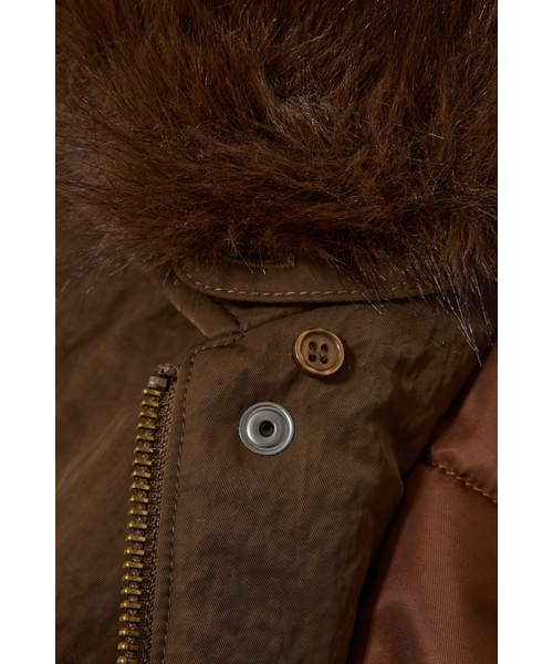 F／FUR COLLAR CROP ブルゾン｜マウジーの通販｜&mall（アンドモール