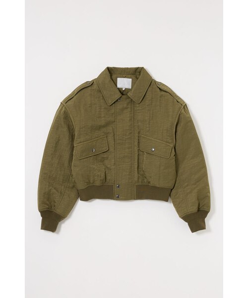 F／FUR COLLAR CROP ブルゾン｜マウジーの通販｜&mall（アンドモール
