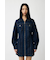 ZIP UP DENIM ミニドレス