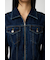 ZIP UP DENIM ミニドレス