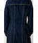 ZIP UP DENIM ミニドレス