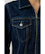ZIP UP DENIM ミニドレス
