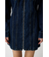 ZIP UP DENIM ミニドレス