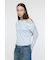 OVER DYED ONE SHOULDER L／S TEE