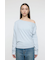 OVER DYED ONE SHOULDER L／S TEE