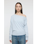 OVER DYED ONE SHOULDER L／S TEE