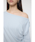 OVER DYED ONE SHOULDER L／S TEE