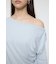 OVER DYED ONE SHOULDER L／S TEE