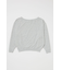 OFF SHOULDER LOGO SWEAT プルオーバー