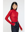 SHEER TURTLE NECK ニットトップス
