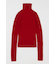 SHEER TURTLE NECK ニットトップス
