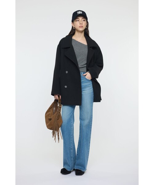 DOUBLE BREASTED MID コート｜マウジーの通販｜&mall（アンドモール