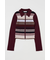 STRIPE ZIP UP KNIT シャツ