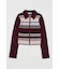STRIPE ZIP UP KNIT シャツ