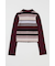 STRIPE ZIP UP KNIT シャツ