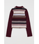 STRIPE ZIP UP KNIT シャツ