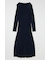ASYMMETRY COLLAR KNIT ドレス