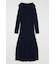 ASYMMETRY COLLAR KNIT ドレス