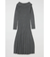 ASYMMETRY COLLAR KNIT ドレス
