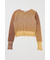 GRADATION CROPPED KNIT トップス