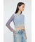 GRADATION CROPPED KNIT トップス