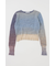 GRADATION CROPPED KNIT トップス