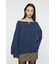 WASHED OFF SHOULDER スウェット