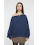 WASHED OFF SHOULDER スウェット
