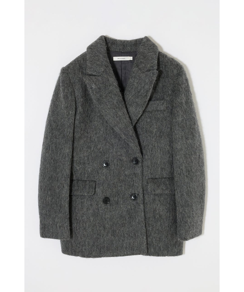 新品タグ付き　moussy overブレザー オーバーブレザー　グレー セール】OVER ブレザー（その他アウター）｜MOUSSY（マウジー）の