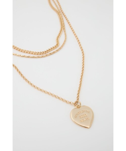 COIN HEART ネックレスセット|マウジーの通販|&mall(アンドモール COIN HEART ネックレスセット|マウジーの通販|&mall(アンドモール