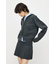 ZIP UP PARKA & PLEATED ミニスカート