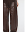 F／LEATHER DOUBLE KNEE パンツ