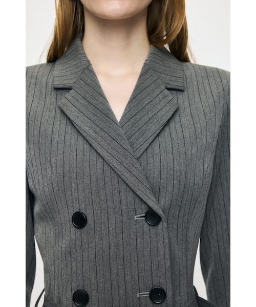 MOUSSY ダブルブレストブレザー ミニワンピース 2 にんじんさん専用 DOUBLE BREASTED BLAZER MINI ワンピース｜マウジーの通販｜&mall