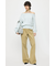 SIDE SLIT OFF SHOULDER スウェット