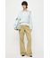 SIDE SLIT OFF SHOULDER スウェット