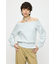 SIDE SLIT OFF SHOULDER スウェット