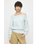 SIDE SLIT OFF SHOULDER スウェット
