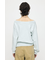SIDE SLIT OFF SHOULDER スウェット