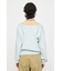 SIDE SLIT OFF SHOULDER スウェット