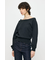 SIDE SLIT OFF SHOULDER スウェット