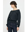 SIDE SLIT OFF SHOULDER スウェット