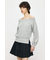 SIDE SLIT OFF SHOULDER スウェット