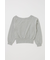 SIDE SLIT OFF SHOULDER スウェット
