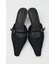 STRAP POINTED ミュール