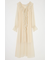 RUFFLE CHIFFON MAXI ドレス